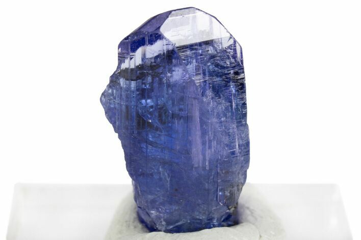 Brilliant Blue-Violet Tanzanite Crystal -Merelani Hills, Tanzania #303295